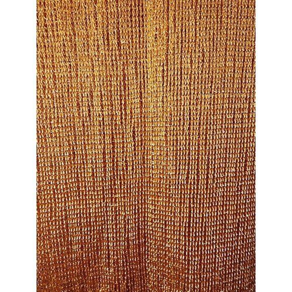 Mexican Reboso Shawl Wrap Scarf Chal Bright Orange - Picture 6 of 7